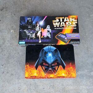 Trivial Pursuit DVD Star Wars Saga Ed Tin + Star War Interactive VCR